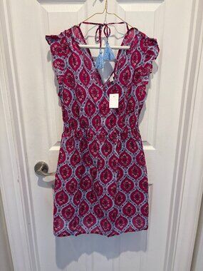 JCrew Tie back beach dress